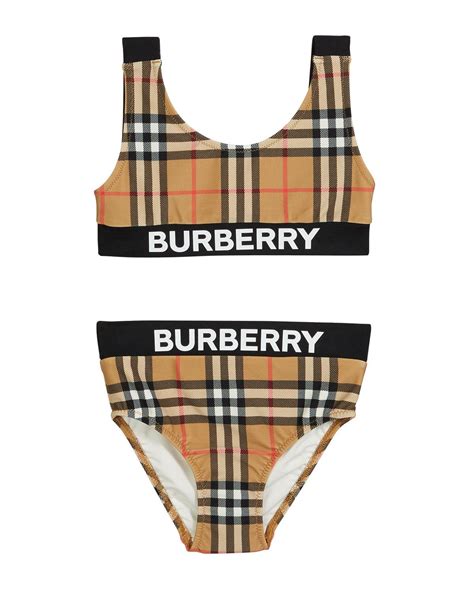 burberry 2 piece bathing suit|burberry swimsuit bikini.